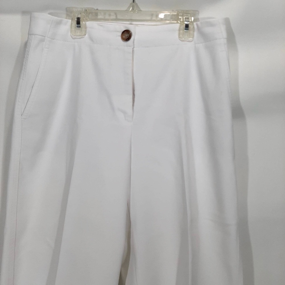 NWOT Ann Taylor cropped white pants 10P - Picture 3 of 12